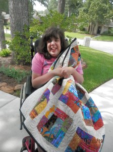 Mimi's flower garden quilt