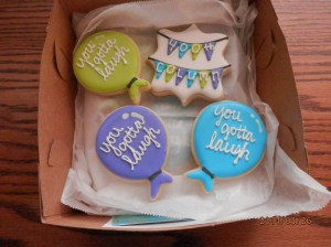 Celebrating with cookies!