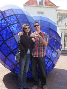 Lovely art and lovely couple